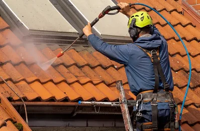 Démoussage et hydrofuge de toiture à Méthamis